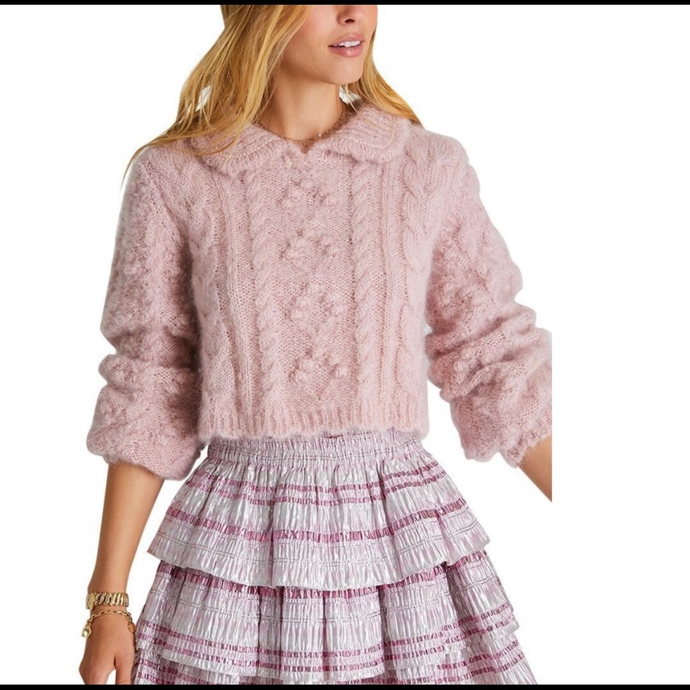 Love shack fancy sweater size medium.